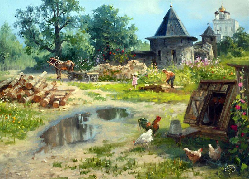 Россия в картинах В.Ю. Жданова